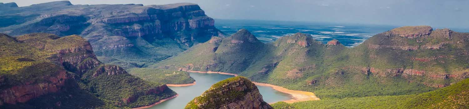 panoramica del blyde river canyon in sudafrica
