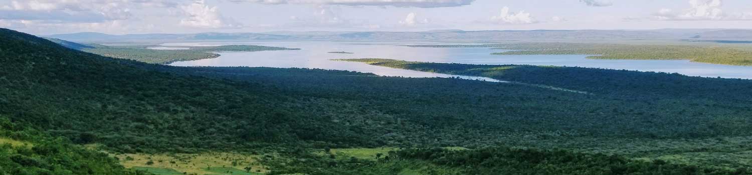 Panorama del Parco nazionale Akagera in Rwanda