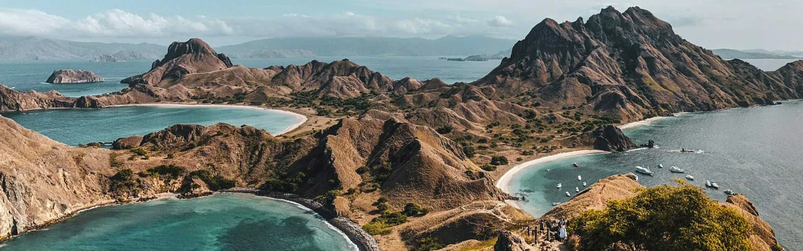 il magnifico panorama dal viewpoint dell'isola di Padar